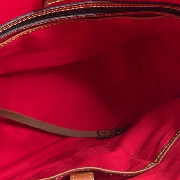 Dooney and Bourke Clayton Florentine Leather in Natural $250 - Picture 4 of 12